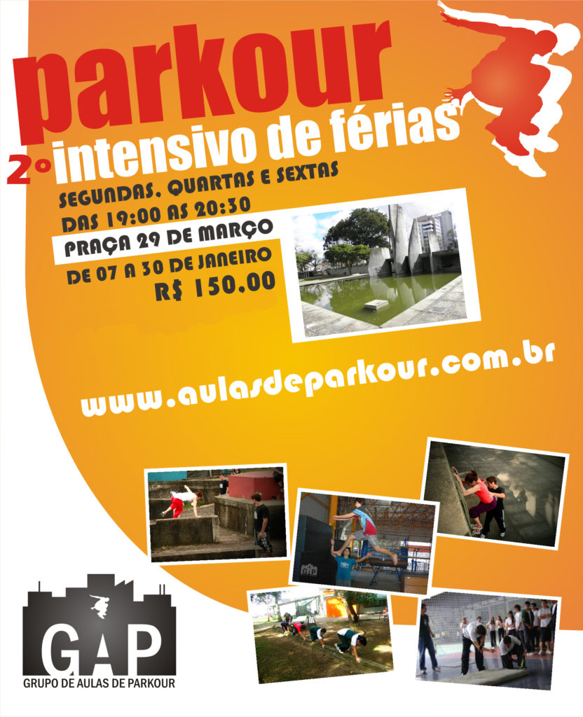 Intensivo de Parkour de Férias